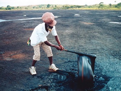 Asphalt Lake in Trinidad